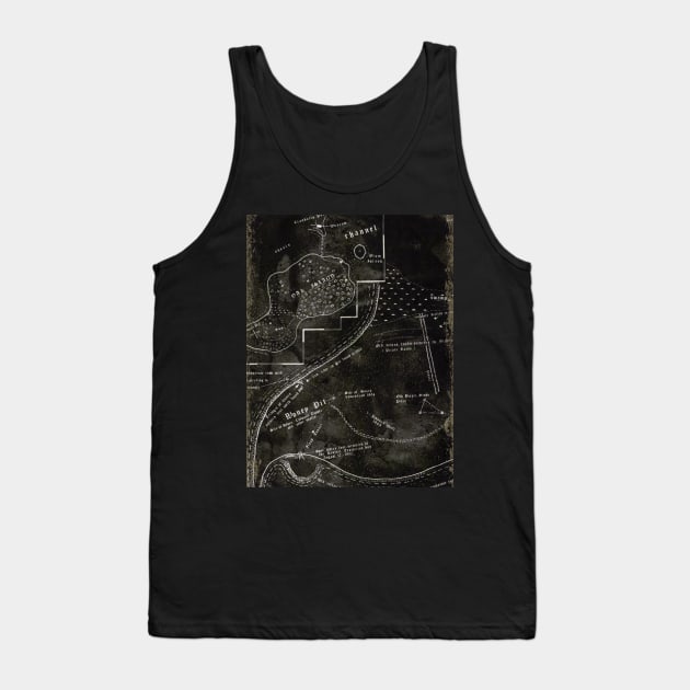 Oak Island Treasure Map Tank Top by OakIslandMystery